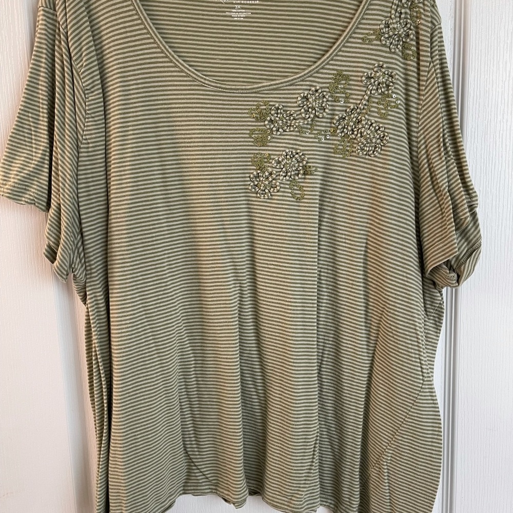 Kim Rogers Woman Stripe Top
